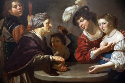 Il mediatore (dettaglio) da Jan van Bijlert or Bylert
